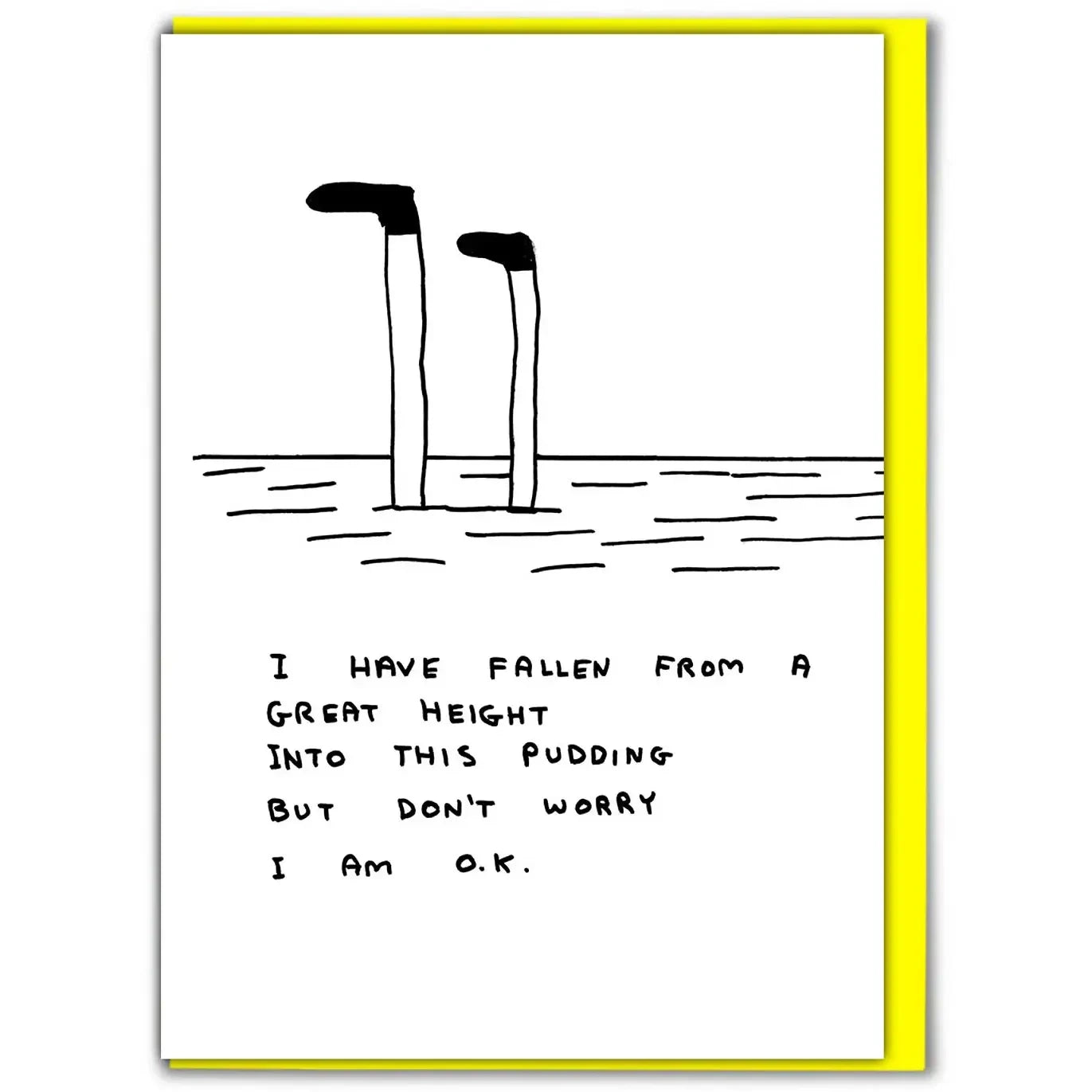 DAVID SHRIGLEY Pudding Card