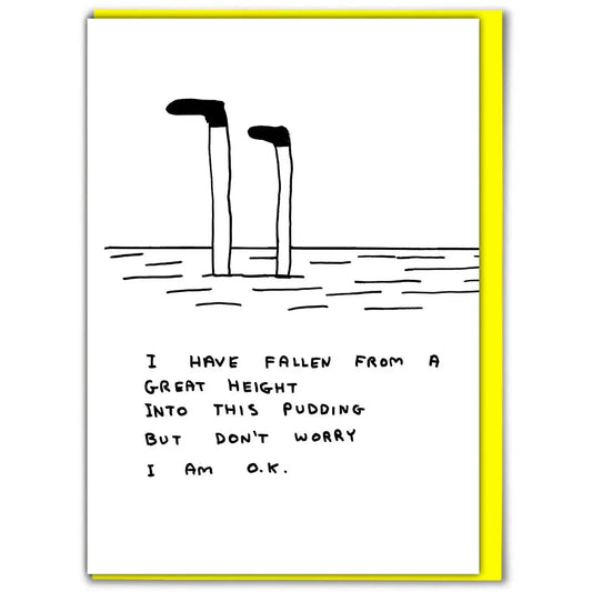 DAVID SHRIGLEY Pudding Card