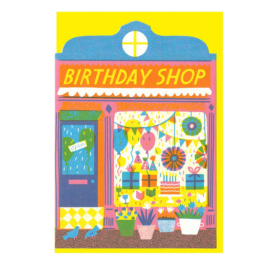 THE PRINTED PEANUT Birthday Shop Card