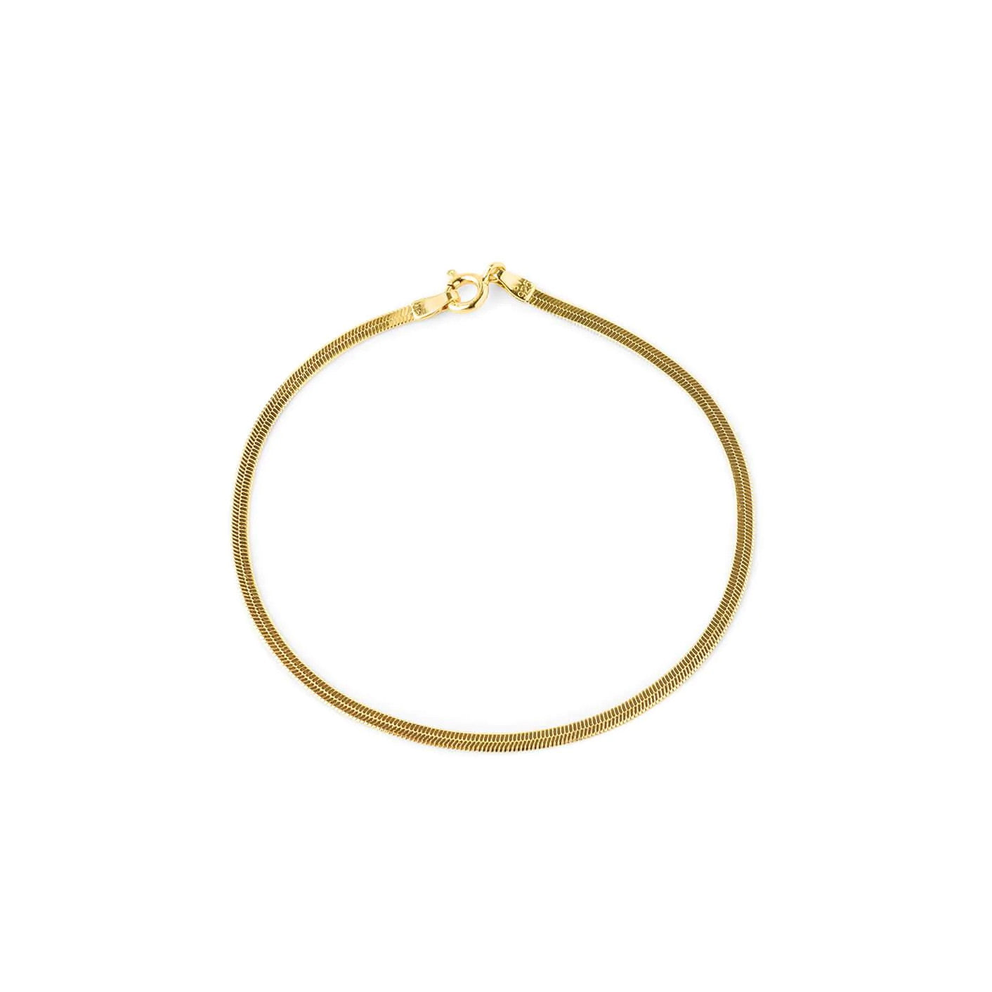 JUULRY Flat Link Bracelet Gold