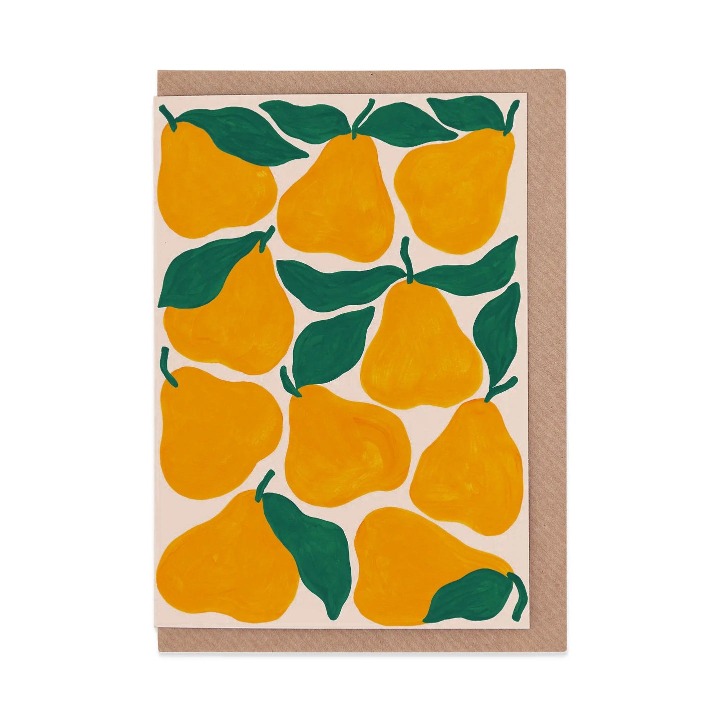 LIV LEE Yellow Pears Card