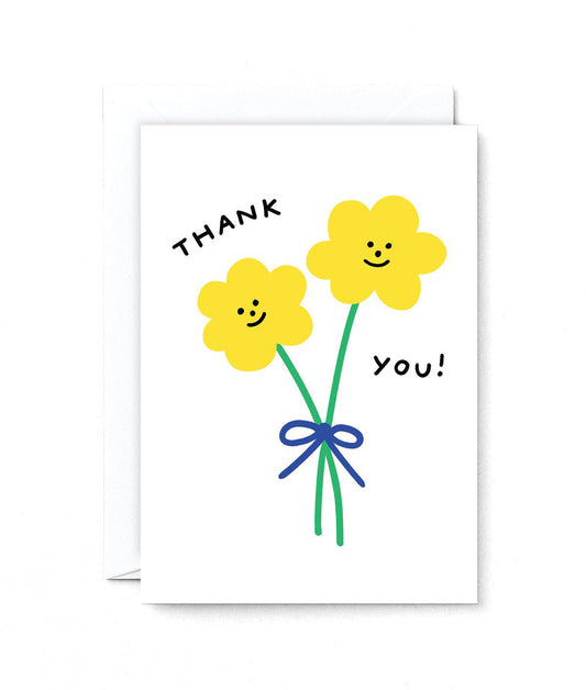 HOLLY ST CLAIR Thank You Flowers Card