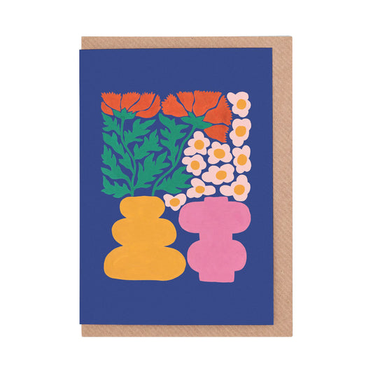 LIV LEE Cosmos Daisies Card