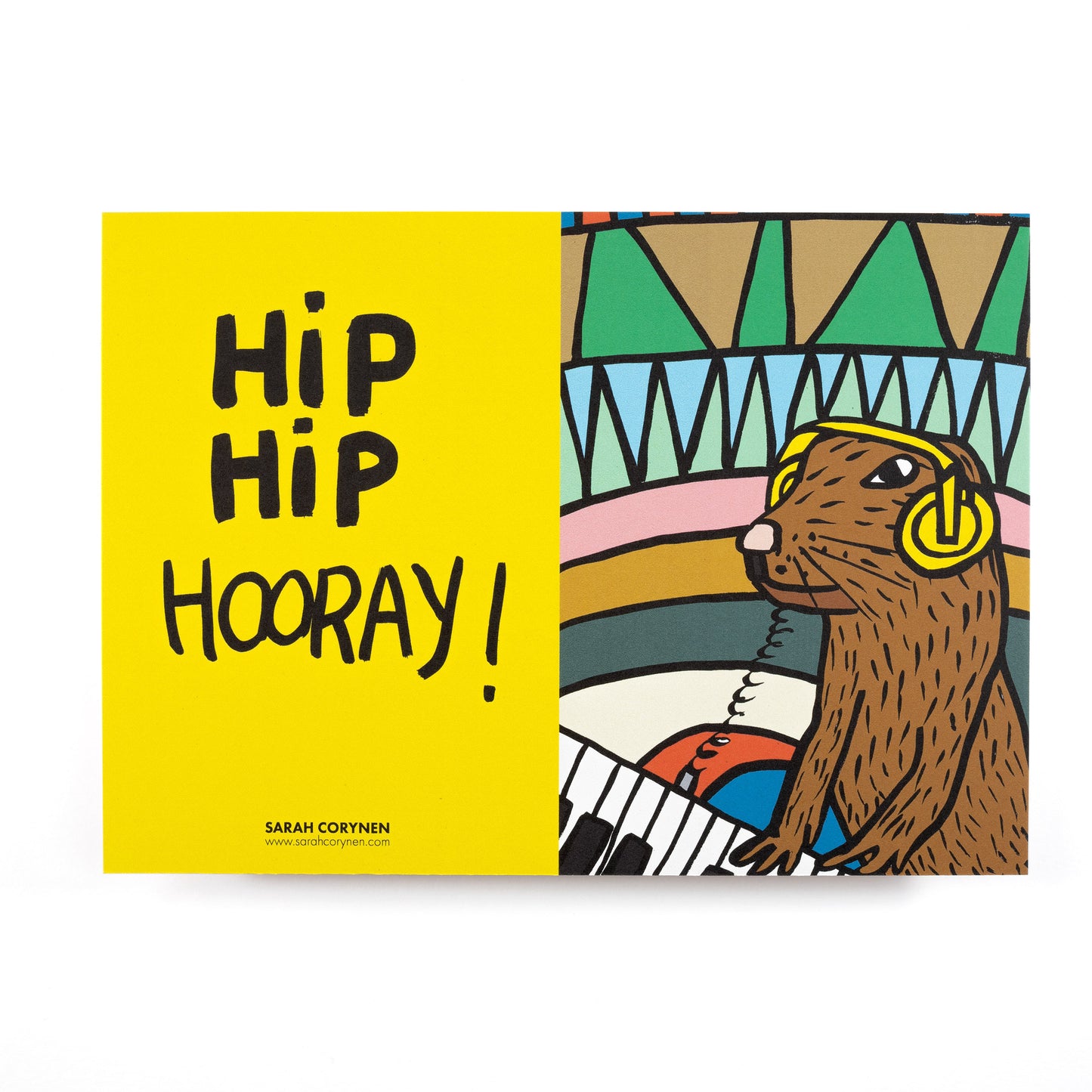 SARAH CORYNEN Hip Hip Hooray Card