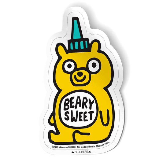 GEMMA CORRELL Beary Sweet Sticker