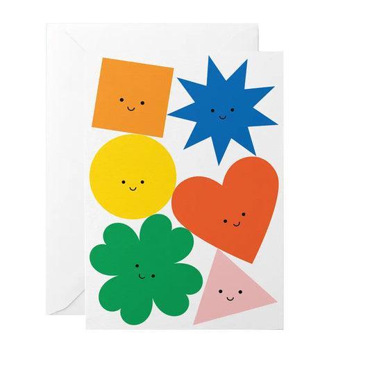 GRAPHIC FACTORY Smile Shapes Card