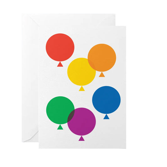 GRAPHIC FACTORY Rainbow Balloons Card