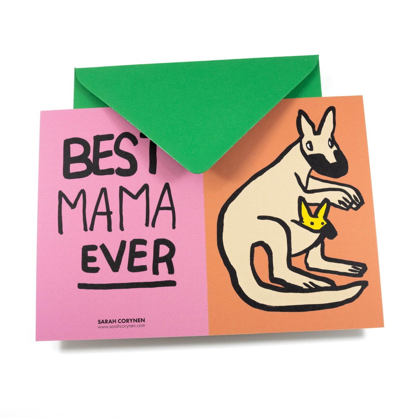 SARAH CORYNEN Best Mama Ever Card