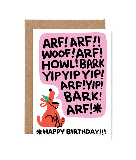 CARI VANDER YACHT Birthday Bark Card