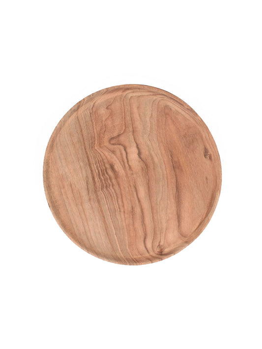 BOHEMIA DESIGN Walnut Wood Plate