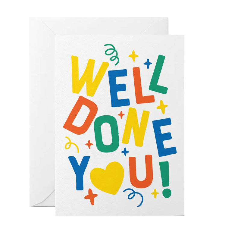 GRAPHIC FACTORY Well Done Letters Card