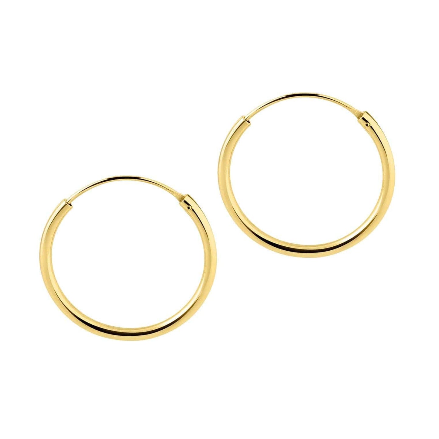 JUULRY Classic Hoop Earrings Gold