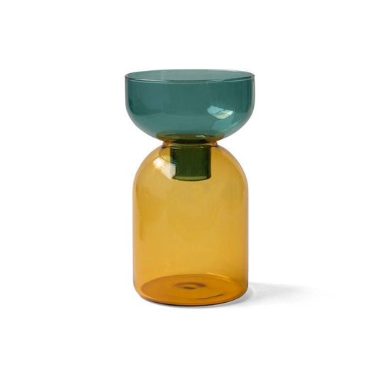 AMABRO Two Tone Vase Green Yellow