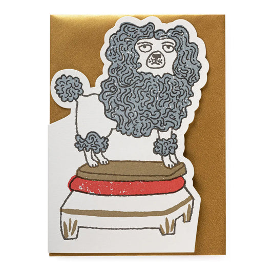 ARCHIVIST GALLERY Poodle Dog Card