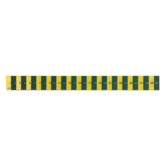 THE SCENERY SHOP Ruler Green & Yellow