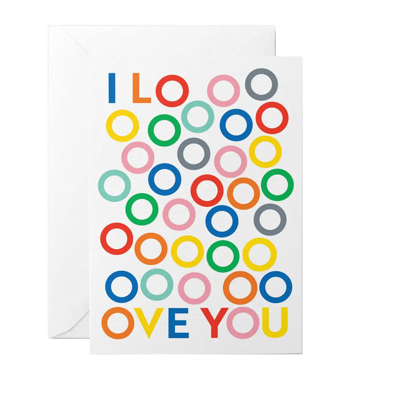 GRAPHIC FACTORY Love You Letters Card