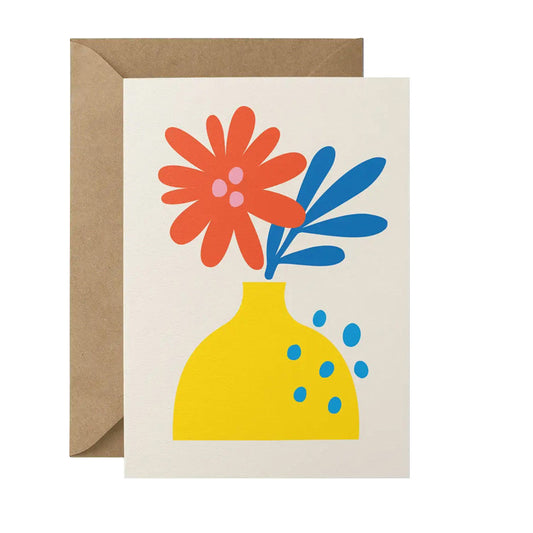 GRAPHIC FACTORY Flower Vase Card