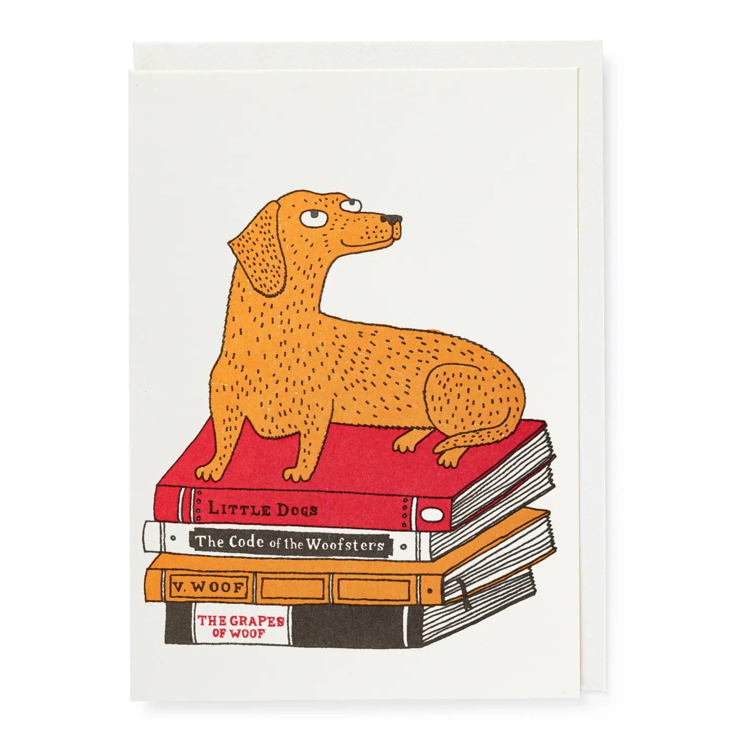 ARCHIVIST GALLERY Book Dog Card