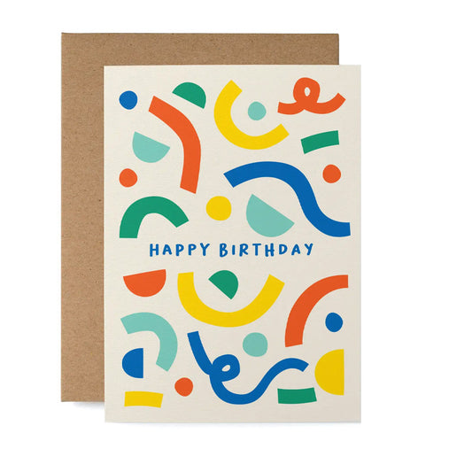 GRAPHIC FACTORY Birthday Shapes Card