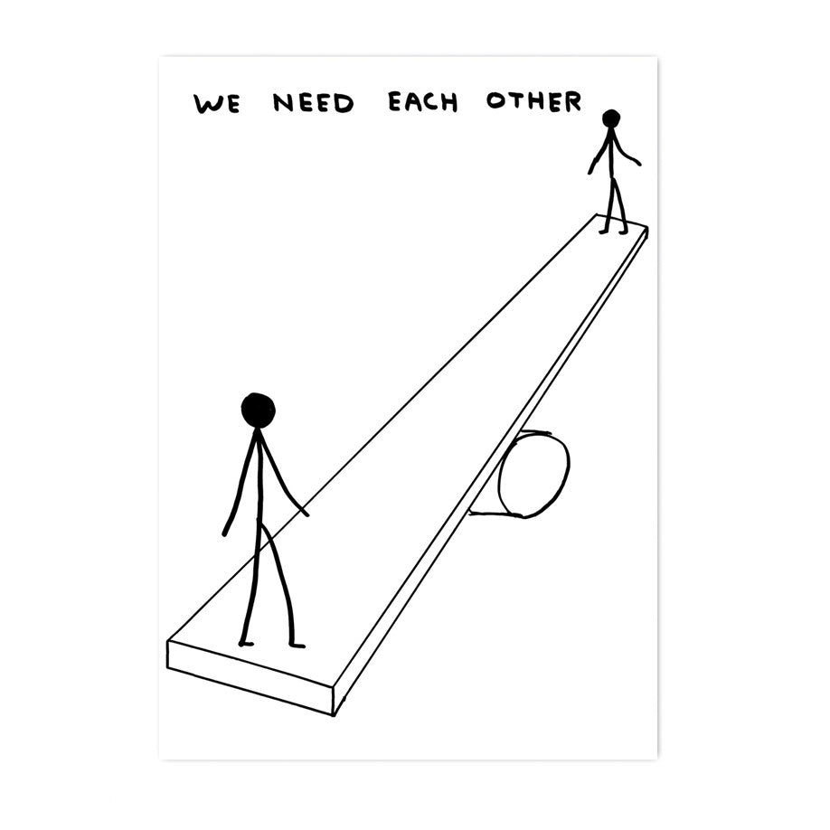 DAVID SHRIGLEY Each Other Postcard