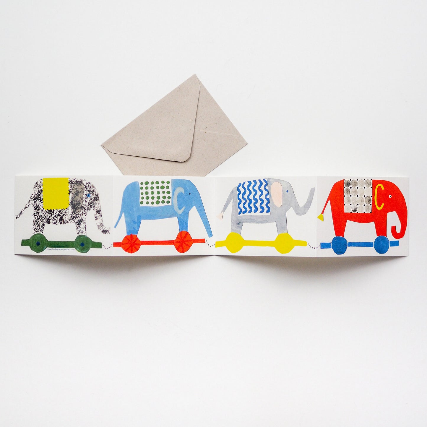 HADLEY PAPER GOODS Elephants Card