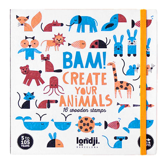 LONDJI Bam! Animals Stamp Kit