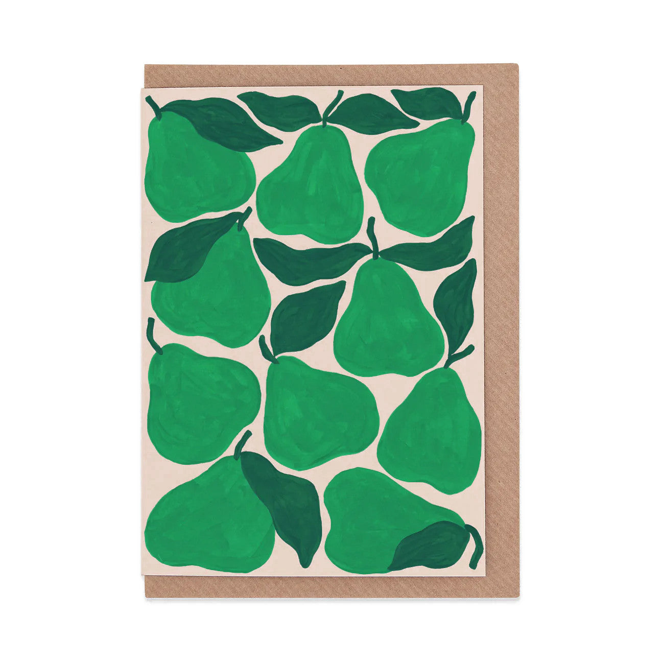 LIV LEE Green Pears Card