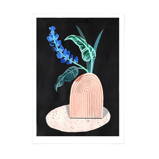 ANNE VD BOOGAARD Black Vase Print