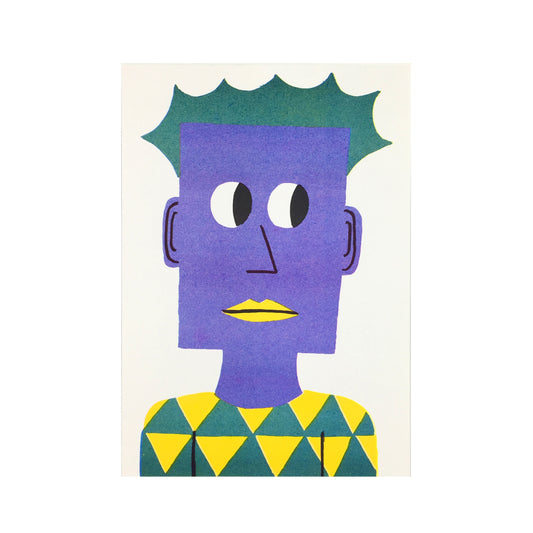 THE SCENERY SHOP Man Riso Print