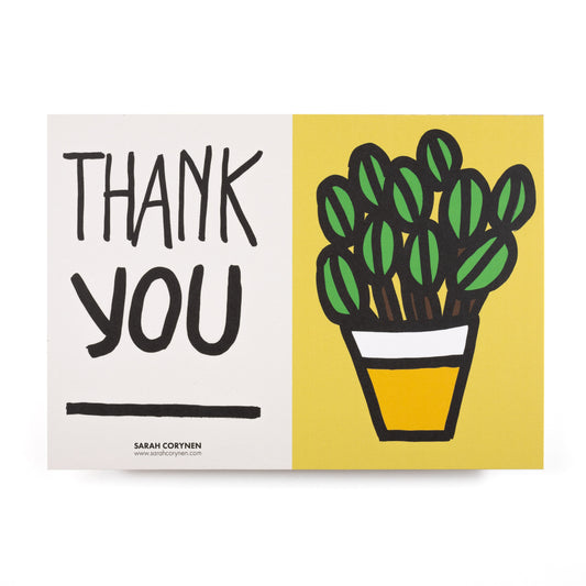 SARAH CORYNEN Thank You Card